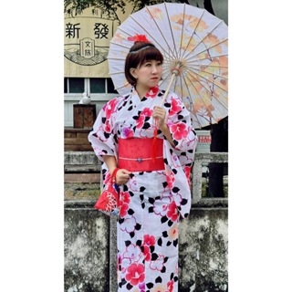 PinkLoveJapan~日本購回~現貨130~160CM大童/少女/成人 傳統和服 浴衣 甚平~櫻花祭 花火節 藝妓