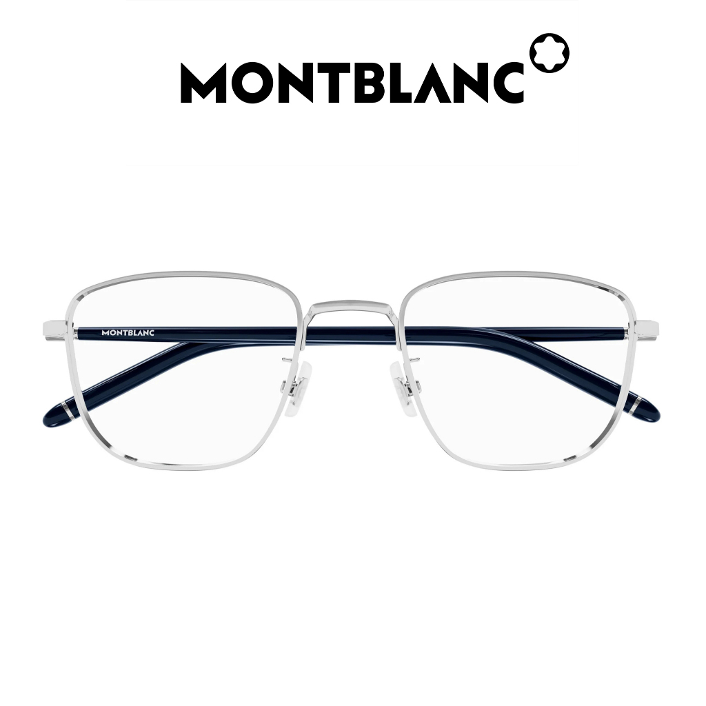 Montblanc 萬寶龍 眼鏡 MB0272O 007 (亮銀/黑) 鏡框【原作眼鏡】