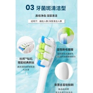 Oclean歐可林P1S12柔軟護齦型刷頭單支 / P1C1牙菌斑清潔型刷頭兩入盒裝