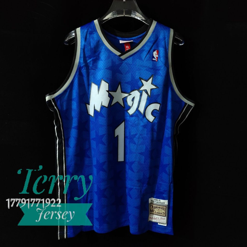 TerryJersey M&amp;N 魔術 McGrady T-Mac 00~01年 NBA 球衣 Mitchell&amp;Ness