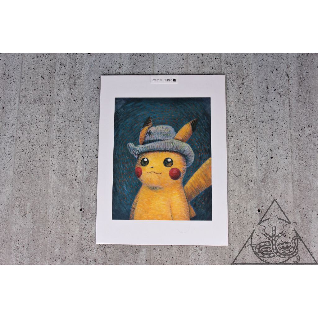 【HYDRA】Pokemon Van Gogh Museum Print 皮卡丘 版畫 寶可夢 梵谷【HYAW63】