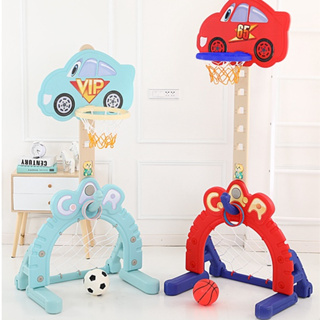 兒童籃球架可升降室內寶寶運動卡通周歲男孩玩具足球家用投籃框架
