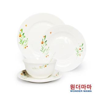 【韓國WONDER MAMA】 花漾餐盤24件組