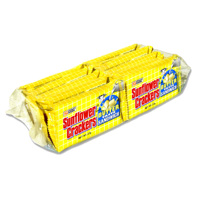 【Eileen小舖】菲律賓 Sunflower Crackers 向日葵奶油夾心餅乾 蘇打餅 點心