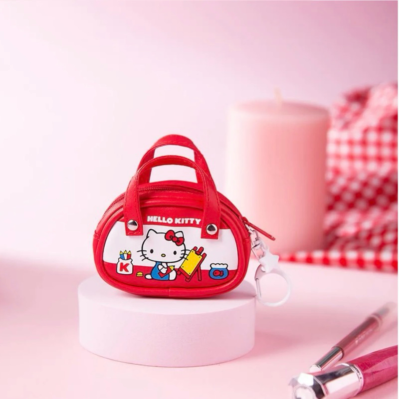 悠遊卡 Hello Kitty 3D造型-復古手提袋