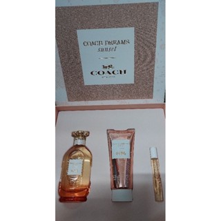 COACH DREAMS 逐夢暮光 女性淡香水 禮盒系列 香水90ml+身體乳液100ml+隨身香水7.5ml