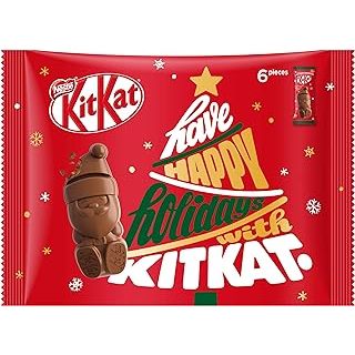 《日本代購》KitKat 聖誕老人 聖誕節 造型巧克力 6入 在台現貨