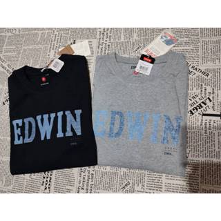 特價(代購) 正品EDWIN鑀德恩 男生 LOGO 薄長袖 上衣 棉T