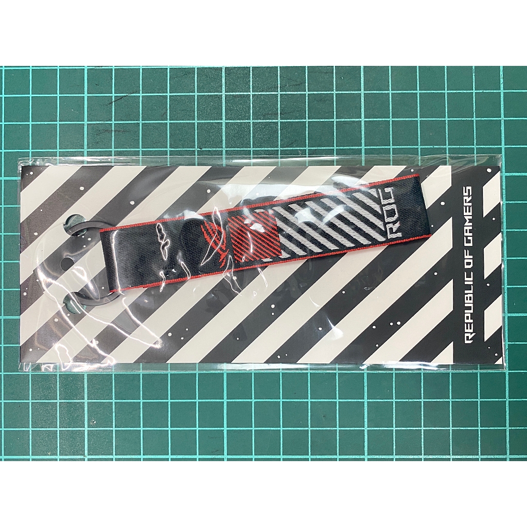 台灣24H 出貨 ASUS 華碩 ROG 聯名 全新未拆封 鑰匙圈掛繩 15320-00181000 玩家共和國