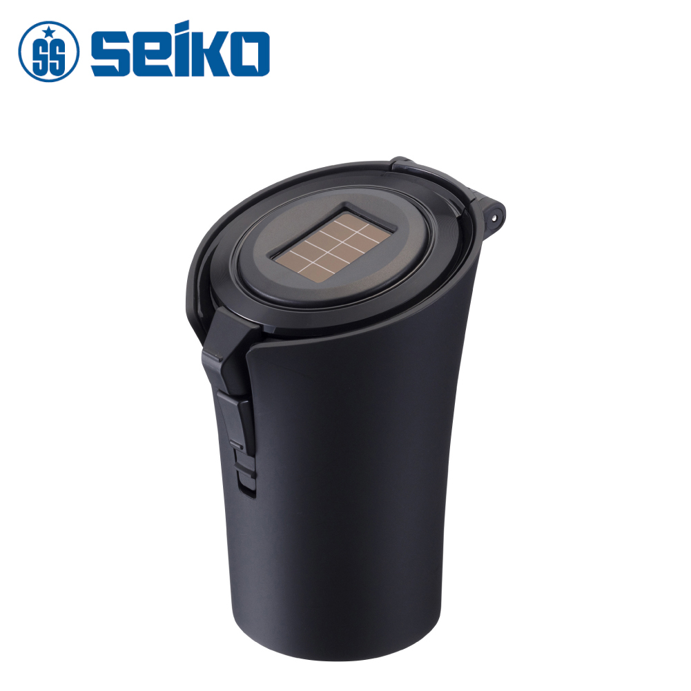 SEIKO 太陽能自動燈煙灰缸-三種顏色 霧黑/霧灰/白
