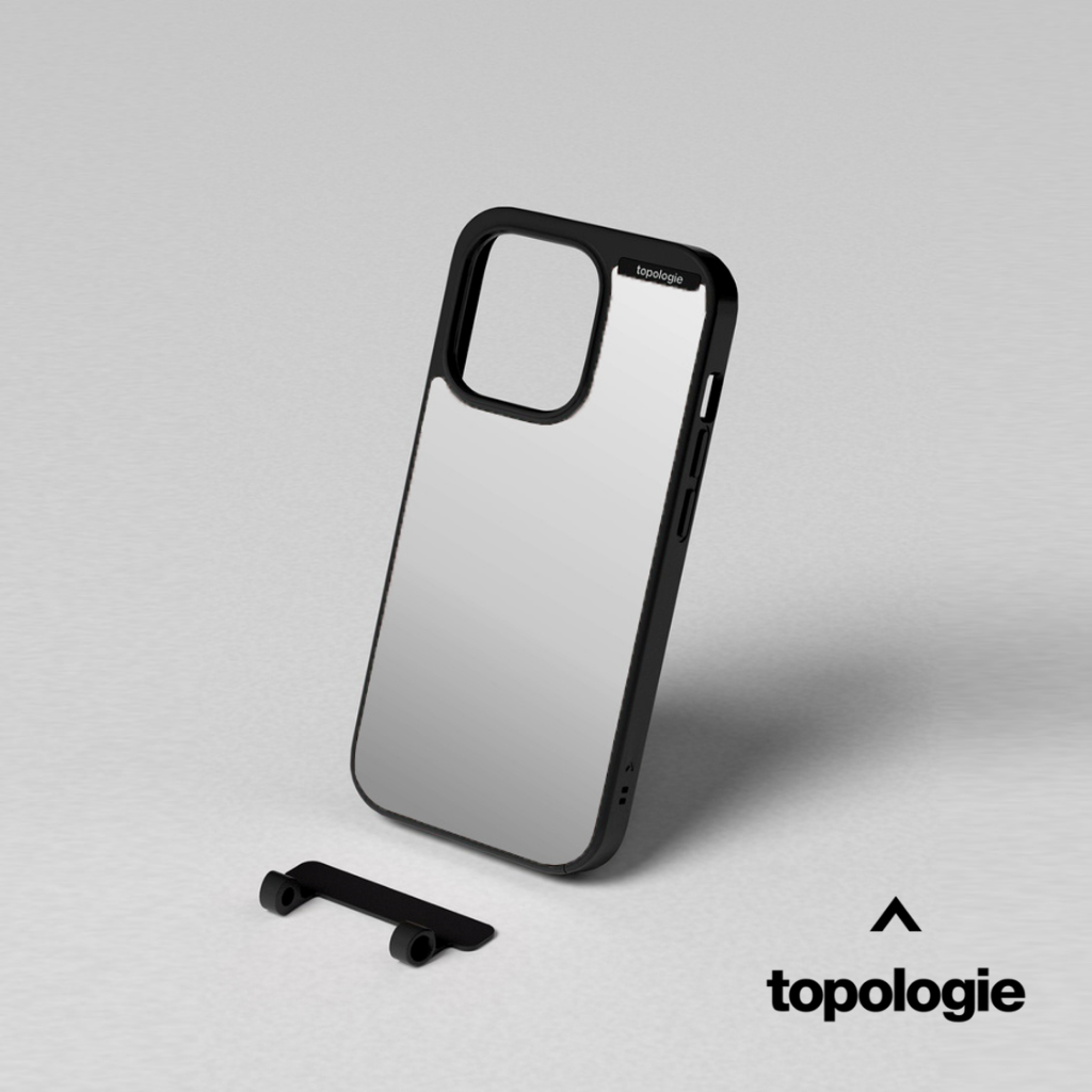 Topologie Bump 手機殼/啞黑色/銀色鏡面【僅含手機殼】