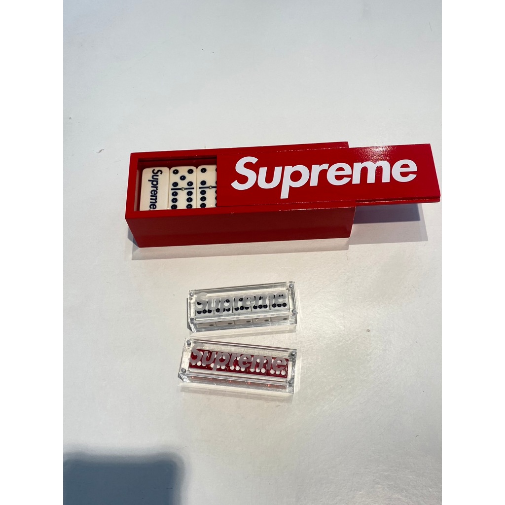 Supreme骨牌組 x Supreme骰子組(紅白、黑白)