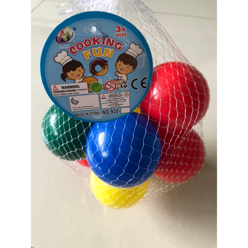 二手商品  7公分 遊戲球  塑膠球 9顆