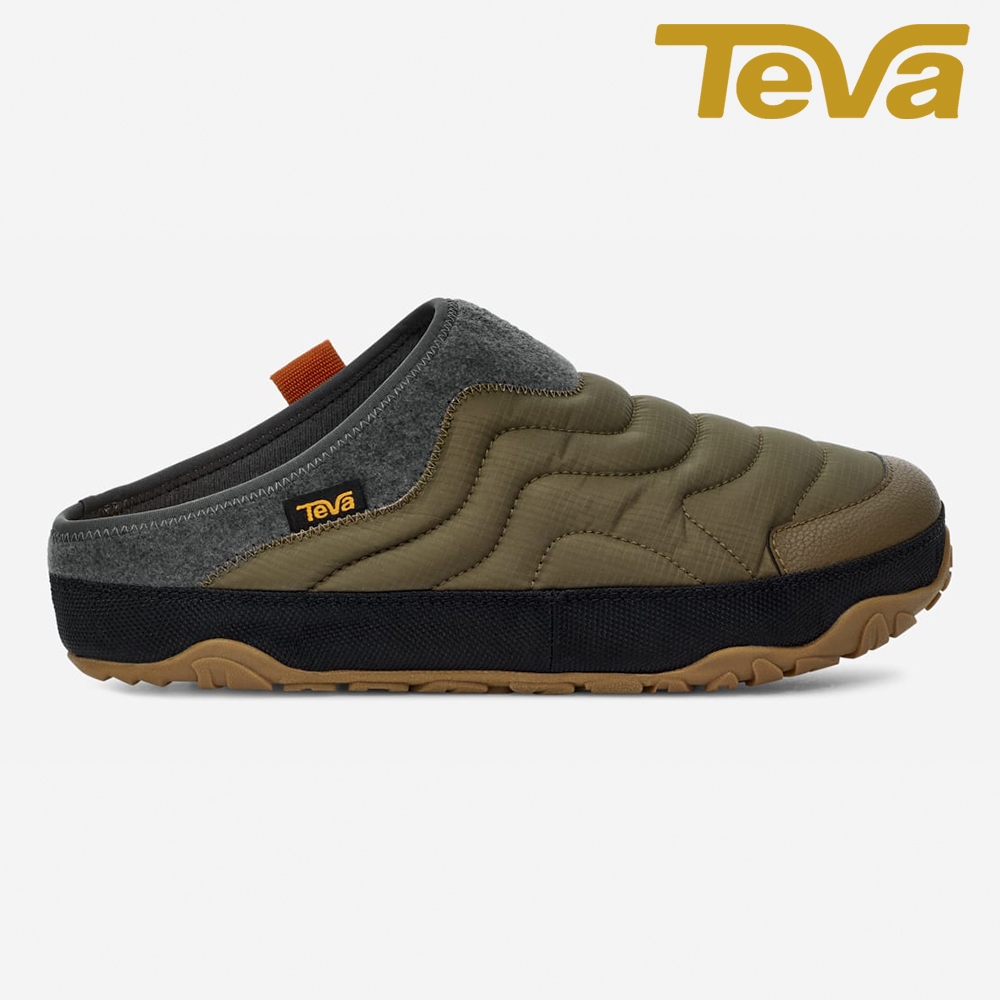 【TEVA】正品 中性 ReEmber Terrain 防潑水菠蘿麵包鞋/穆勒鞋 深橄欖(TV1129596DOL)