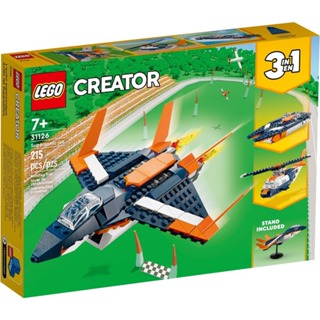 【LEGO】 樂高 積木 創意百變 3 合 1系列 超音速噴氣機 31126