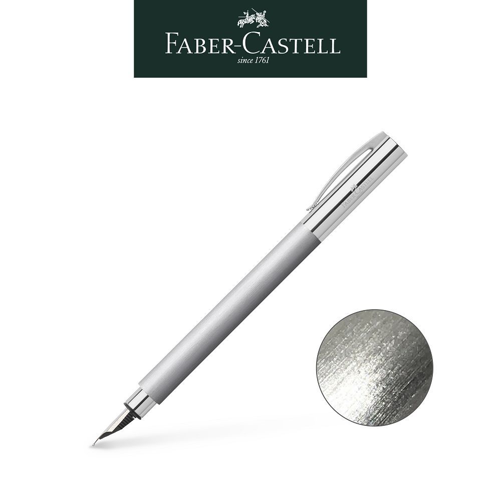 【Faber-Castell】Ambition成吉思汗椰木鋼筆 M/F/EF尖 不銹鋼筆桿/極簡線條/送禮首選 台灣輝柏