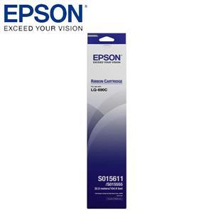 量販價*10支*原廠EPSON C13S015611 色帶 C13 S015611 ◆適用：LQ-690C ◆列印字數