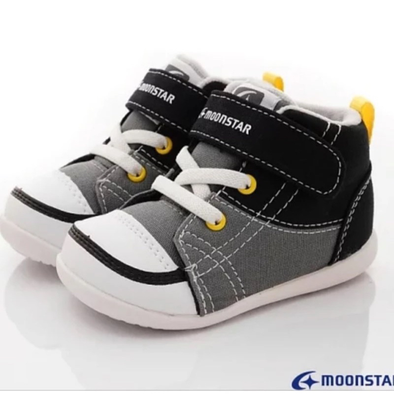 日本月星Moonstar機能童鞋護踝高筒運動寶寶鞋9成新
