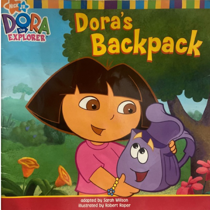 【 愛探險的朵拉 】🎒 迪士尼 朵拉Dora’s Backpack 英文繪本 故事書 童書