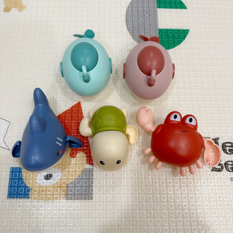寶寶洗澡玩具/戲水玩具/發條玩具(二手)