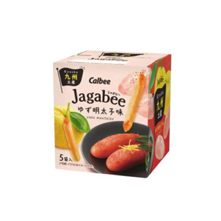 ［日本零食］預購🚚日本🇯🇵期間限定 Calbee Jagabee 柚子明太子口味薯條🍟 16g*5