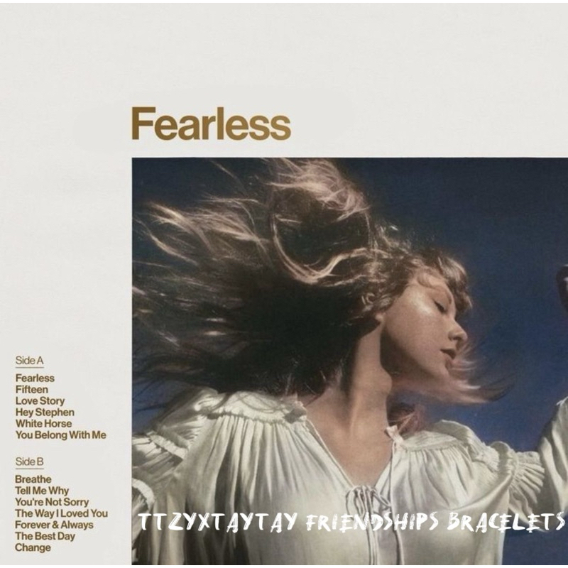 TaylorSwift 友誼手環🫶🏻泰勒絲Fearless專輯系列💽