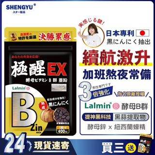 【盛煜 極醒能量】B群 鋅 男性保健食品 30顆/包 綜合維他命 維他命B群 提神 黑蒜 zinc 男性 食品 保健食品