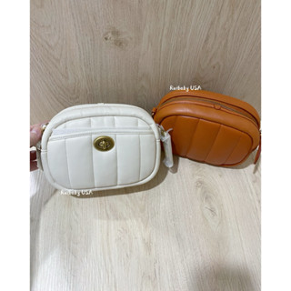 免運✨臺灣現貨✨美國🇺🇸Coach專櫃Nappa羊皮 真皮 絎縫 相機包Quilting Small Camera斜揹包