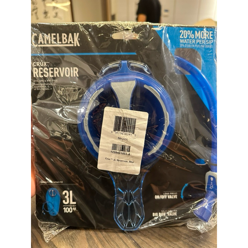 【CAMELBAK】CB122900 CRUX 3L 輕量水袋 藍 全新