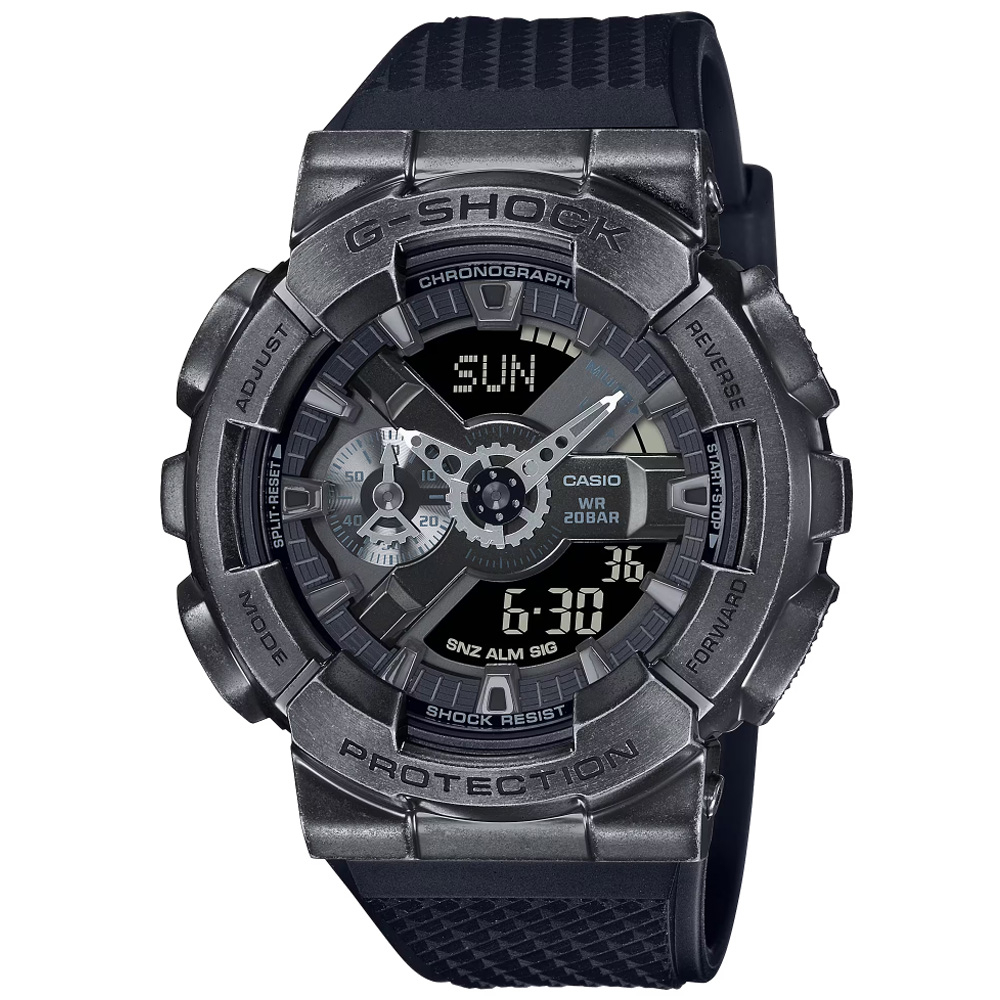 CASIO 卡西歐 G-SHOCK 科幻蒸氣 雙顯腕錶 GM-110VB-1A