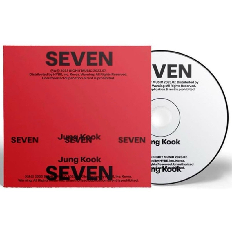 BTS Jungkook - Seven Single CD feat.Latto