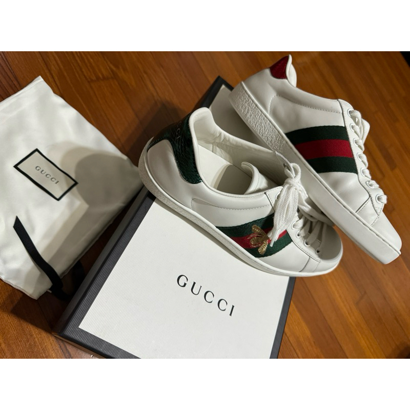 Gucci 蜜蜂小白鞋
