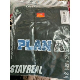 STAYREAL PLAN A LOGO T黑色_M號_特價