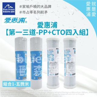 BlueOcean歐森】愛惠浦everpure 一微米五微米PP+CTO碳棒濾心/RO濾芯