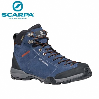 【SCARPA】原廠貨 男 MOJITO HIKE GTX 防水登山鞋/郊山鞋 藍色宇宙/奎寧