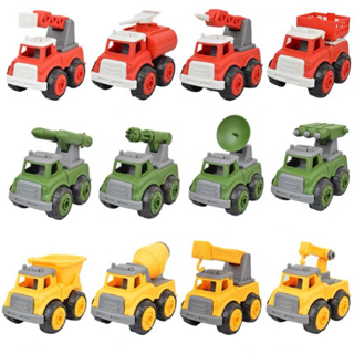 兒童 拆裝 工程車 玩具車 可拆卸 擰螺絲螺母 拼裝組裝 動手 益智