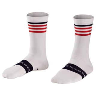 【BONTRAGER】Race Crew Cycling Socks｜自行車襪｜黑紅條紋