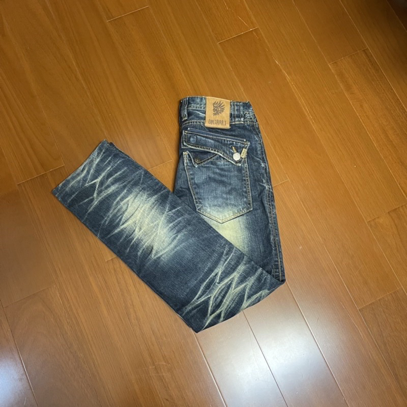 （Size 30w ） 鬼洗特殊口袋牛仔褲 （3031-5）