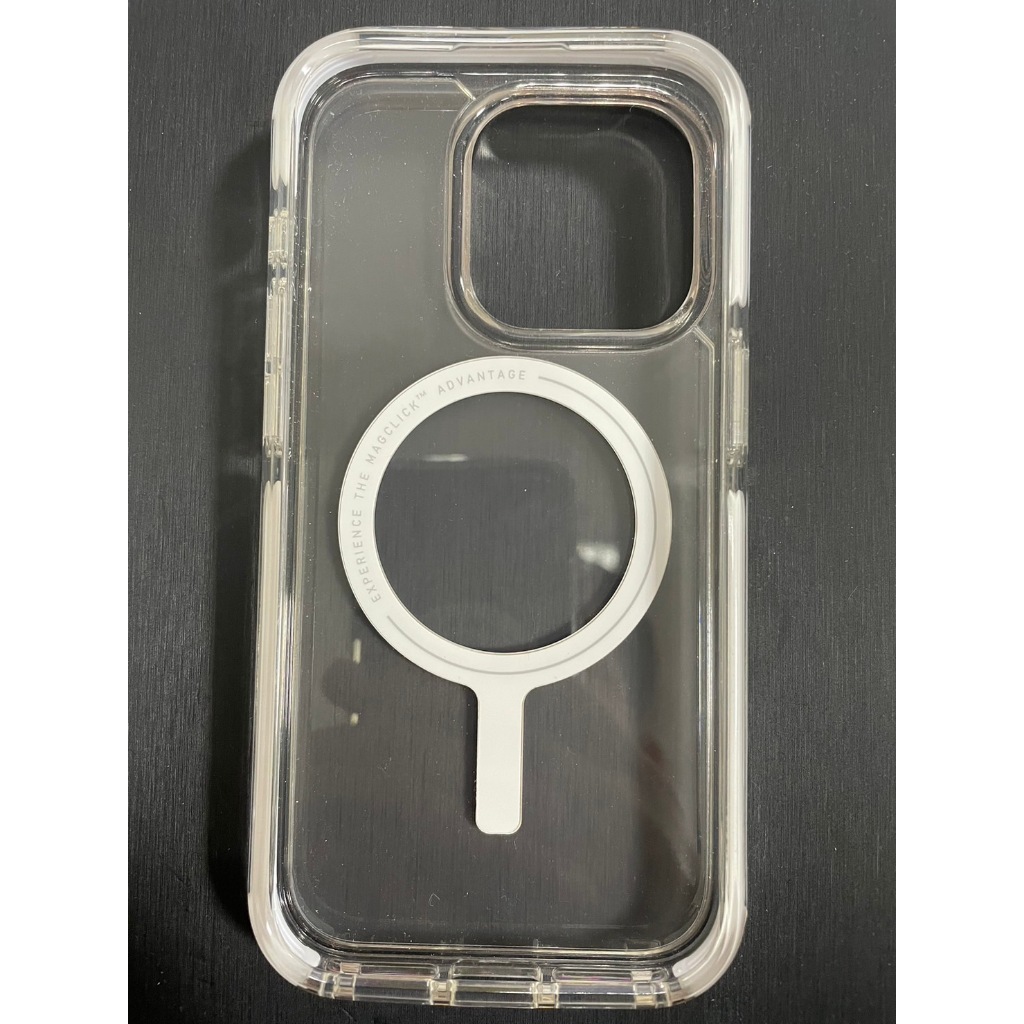惜物-【UNIQ】 Combat Magclick 四角強化軍規等級保護殼-磁吸白色 iPhone 15 pro 手機殼