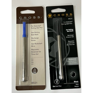 CROSS 高仕 8521/藍色 8523/黑色 鋼珠筆芯