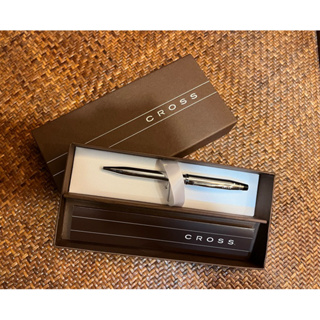 CROSS 經典世紀系列 鍛鉻銀色原子筆 全新禮盒包裝