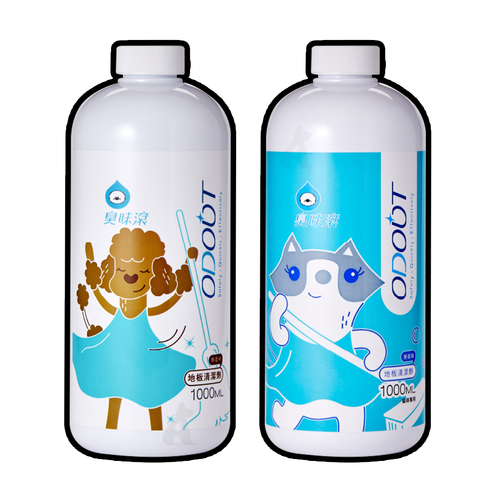 ODOUT 臭味滾 犬用 / 貓用 寵物濃縮地板清潔劑 1000ml - 艾爾發寵物 Alphapetstw