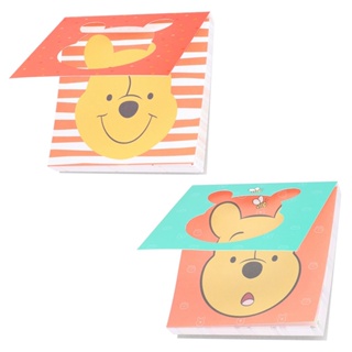 sun-star 日本製 迪士尼 winnie the pooh系列 彩色方形便條本 小熊維尼