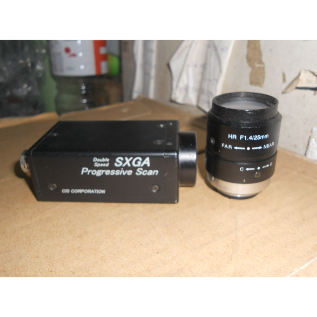 CIS 工業相機 SXGA  CCD VCC870A  鏡頭 HR F1.4/25mm (後)