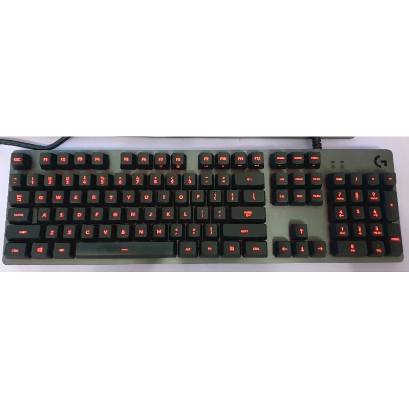 羅技 Logitech G413 Carbon 紅光 電競機械鍵盤