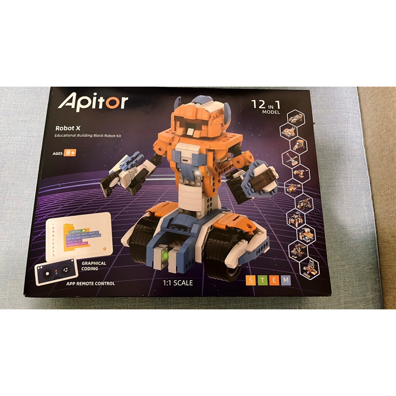 Apitor RobotX 二代樂學程式積木