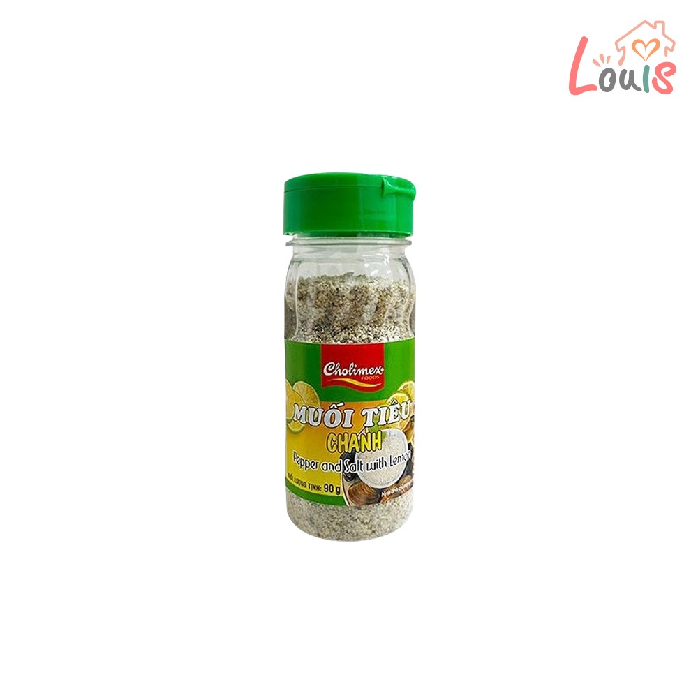 Muối tiêu chanh 越南 Cholimex 檸檬胡椒鹽 90g 隨身 調味罐  胡椒鹽 越之味 檸檬胡椒鹽