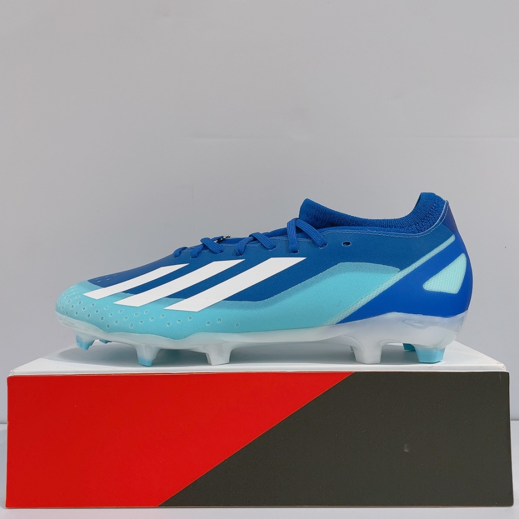 adidas X CRAZYFAST.3 FG 男女款 藍色 戶外 塑膠釘 訓練 運動 足球鞋 GY7428
