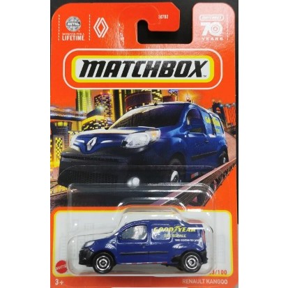 Matchbox 2023 Dash V Mainline - Renault Kangoo 固特異輪胎服務車 藍色