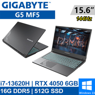 技嘉 G5 MF5-H2TW353SH 15.6吋 黑(i7-13620H/16G DDR5/512G PCIE)